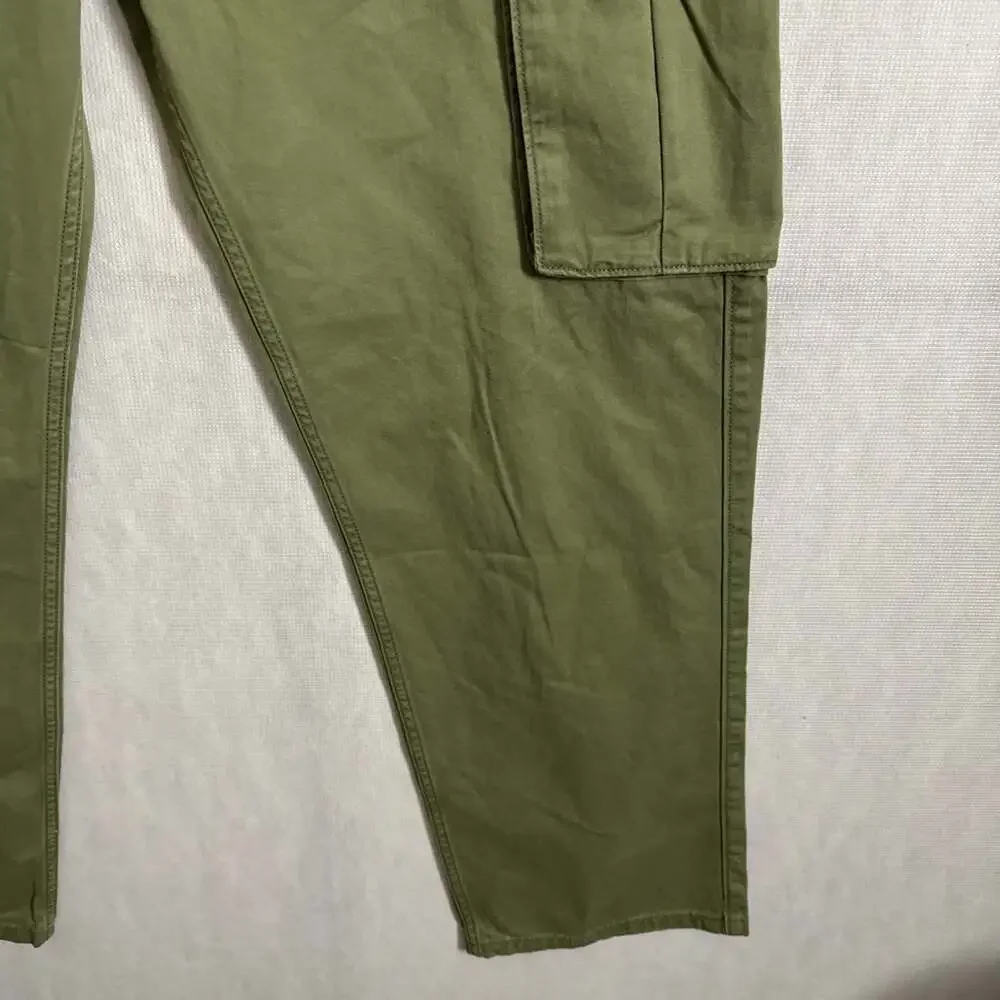 Levi's Men's Size 38x32 Green Straight Leg Y2K Cargo Pants